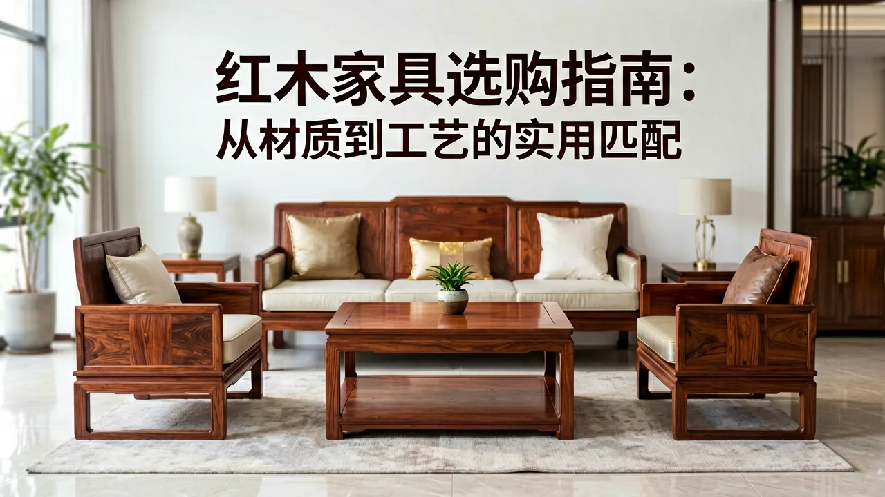 红木家具选购指南:从材质到工艺的实用匹配